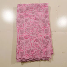 Pink.green African Net Lace Fabrics , Cocktail Dress