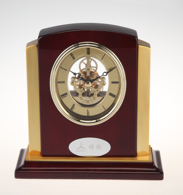 Gold skeleton antique clocks for sale