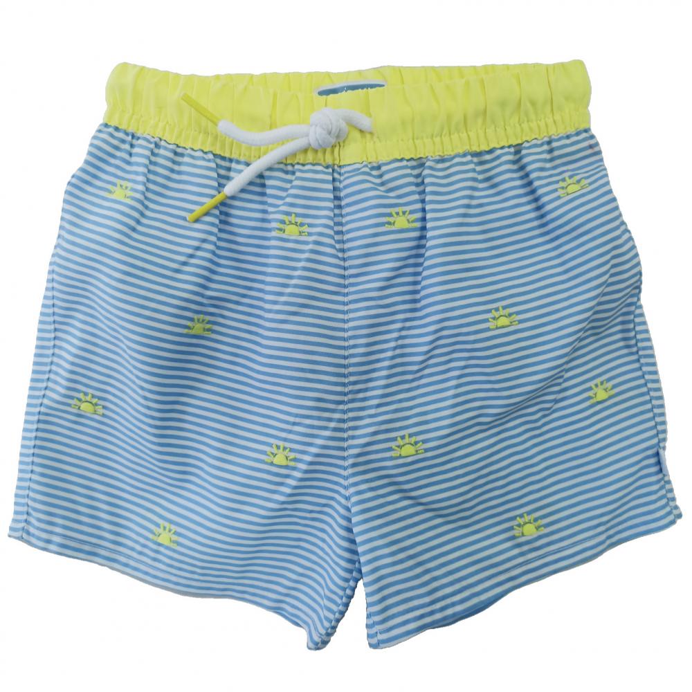 FINE STRIPES BOY'S SWIM SHORTS