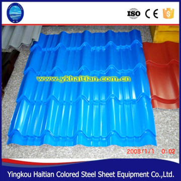 Color Coated Profiled Steel Roofing Sheets