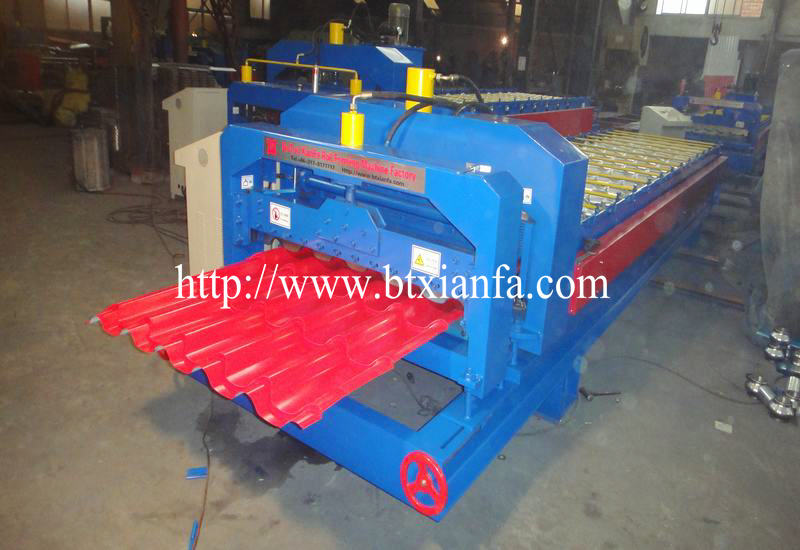 glazed tile panel roof machine 2