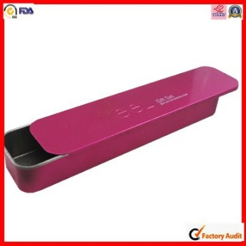 custom food packing slide gift tin box