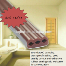 Security door self-adhesive sealing protector rubber strip