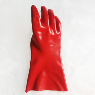 Long-Cotton Liner PVC Coated Long Work Gloves