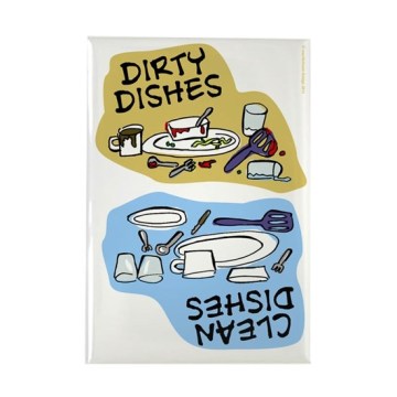 Clean Dishes/dirty Dishes Magnet Rectangle Magnet