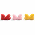 Kawaii 3D Bow Flat Back Resin Bowknot Cabochons DIY Girls Hair Clip Accessories Embellishments For Scrapbooking Decoration Craft