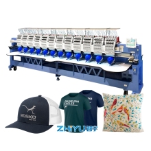 Computerized Hat Embroidery Machine - Multi Heads Flat Hat Embroidery Machine Supplier