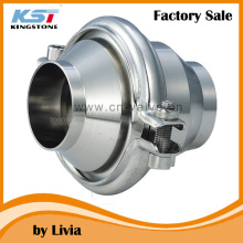 Stainless Steel Sanitary Clamped Check Valve with Ferrule