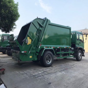 Japanese FVR 4x2 10m3 Rubbish Collector Truck: Waste Disposal and Compression Garbage Truck Manufacturer