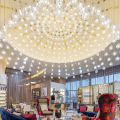 Lampadario per grandi progetti di lusso con bolla di decorazione dell&#39;hotel