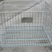 Folding Galvanized Industrial Pallet Cage