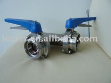 three way valve,G-G-G butterfly valve