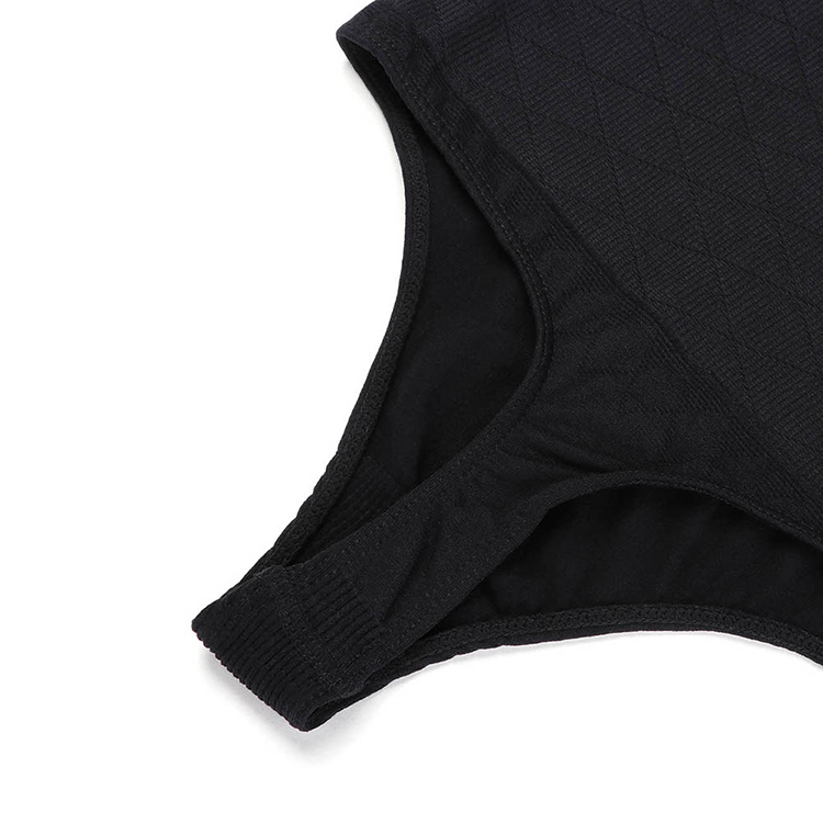 Private Label Post Surgery High Waist Black Plus Size Butt Enhancer Seamless Panties