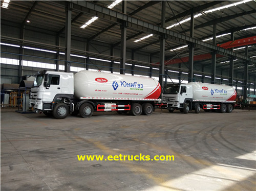 Sinotruk 35.5 CBM LPG Usafirishaji wa malori