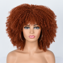 12-18inch avaliable wholsale synthetic curly hair wig