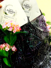 Bronzing warp mesh fabrics Foil tulle mesh