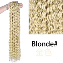 Hot Selling Water Wave Bundles 32 Inches Synthetic Crochet Hair Deep Curly Wave Hair Extensions For Women Brading Hair Bundles