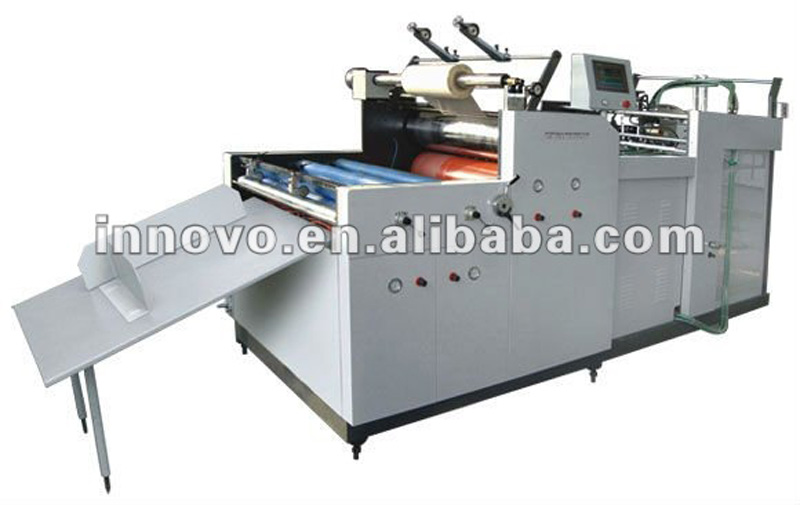 Pre-glue and gluness film laminating machine