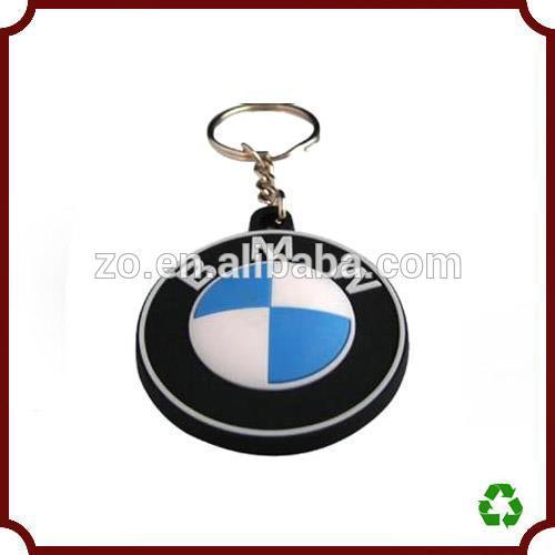 Personalized customised silicone metal keychain