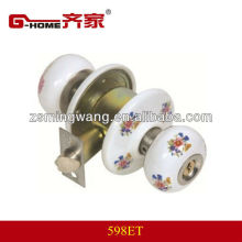 Ceramic lock Porcelain knob lock stone ball knob locks