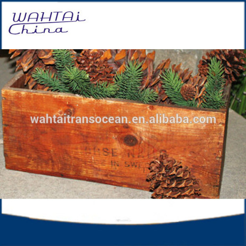 Aged Old Wooden Box / old Wood Planter / old Wood Box