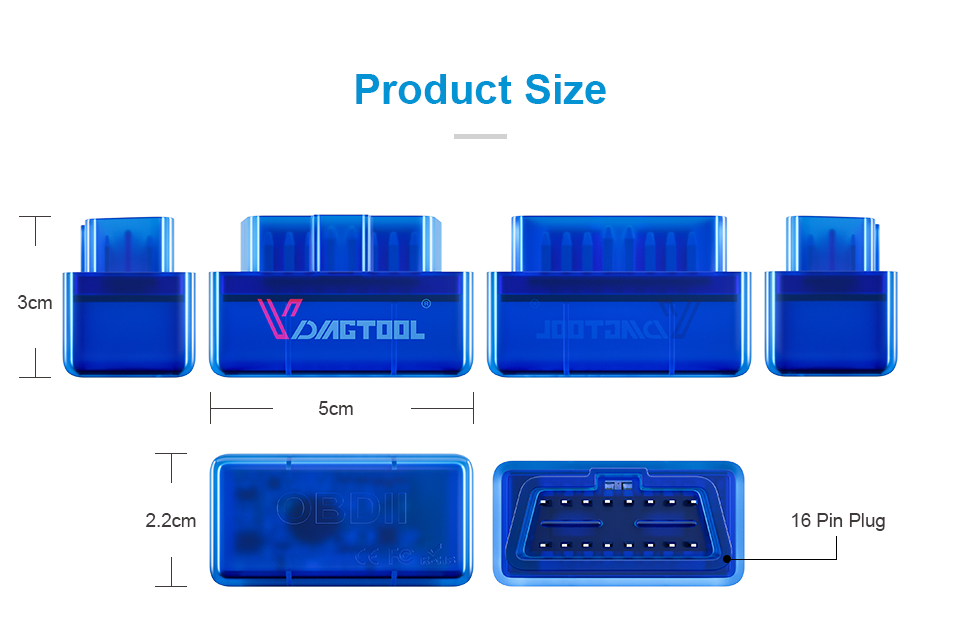 Super Mini OBD2 Auto Code Scanner Elm327 OBD2 V1.5 Elm 327 V 1.5 OBD 2 Elm-327 OBDII Adapter Car Diagnostic Tool