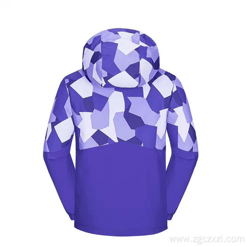 Customizable iridescent breathable windproof military jacket