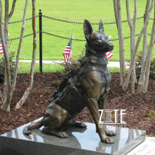 Outdoor Garden Ornament garden brass dog sculptures for sale