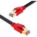 Cable Ethernet RJ45 CAT8 blindado de alta velocidad de 40 Gbps