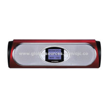 Speaker with FM Radio, 3W*2 RMS Power, LED Display with Lyric