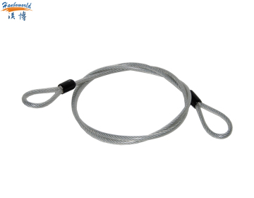 Mechanical alarm laptop security lock with key