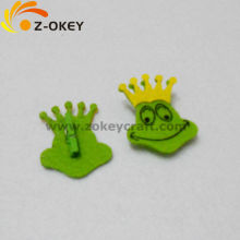 Frog felt clips for decoration