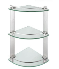 Bathroom Corner Glass Shelf