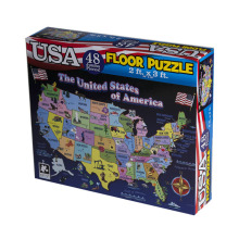 USA Map Floor Puzzle: Hot Selling Custom Educational Toy for Kids in USA