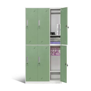 2 Locker de metal para escolas 6 portas