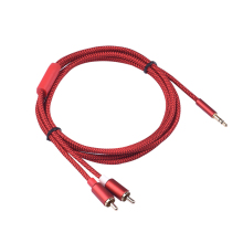 High-End Car Audio Cables: MP3/DVD/CD to Male Stereo AUX RCA