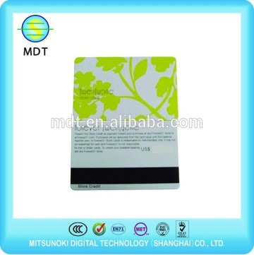 Pvc Card in plastic with magnetic strip