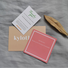 Personalized Small Business Cards & Feedback Cards for Customer Appreciation