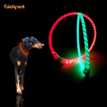 High Brightness Led Reflective Tube Dog Collar