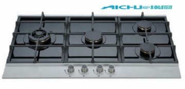 5 Burners Built In Commercial Gas Stove Burners