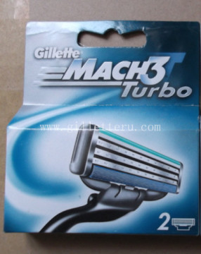 GILLETTE MACH3 turbo razor blades 2s