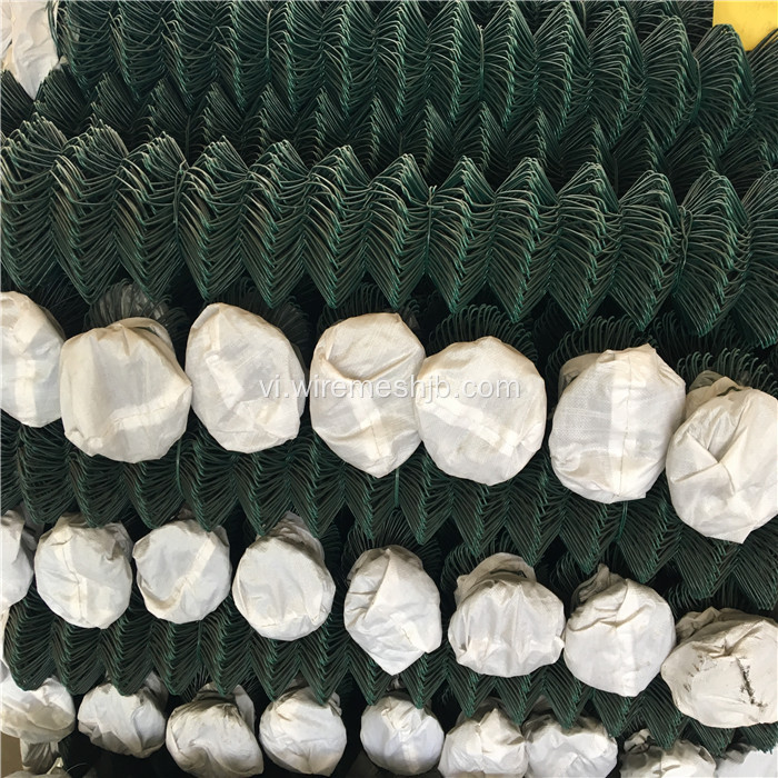 PVC bọc chuỗi liên kết hàng rào cuộn