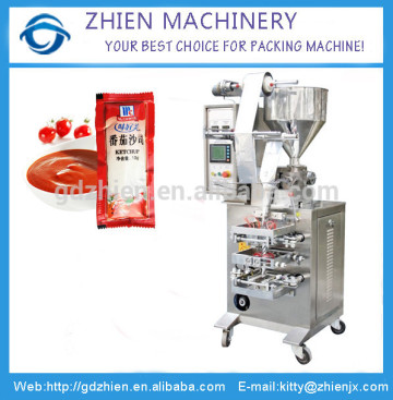 ZE-60J full automatic garlic chilli sauce sachet vertical packing machine(VFFS)