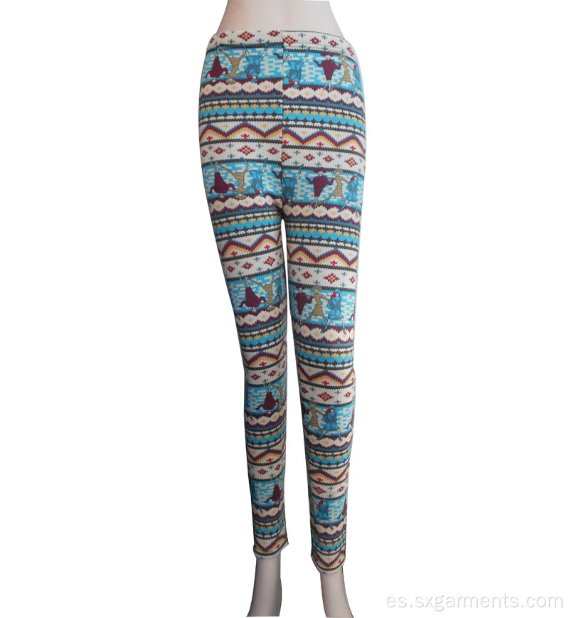 Leggings de la dama 98%poliéster 2%Spandes