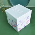 Cajas de embalaje Caja de regalo blanca para velas de regalo