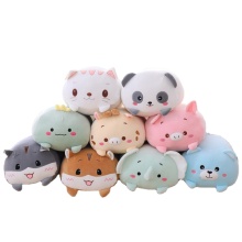 In Stock: Cute Stuffed Animal Throw Pillows - Dinosaur, Pig, Cat, Bear, Soft Doll Toys