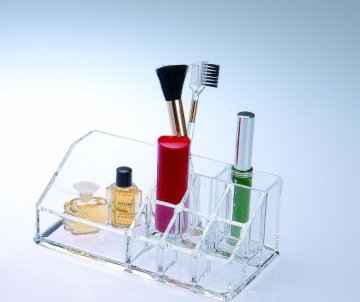 Beautiful Clear Acrylic Desktop Makeup Organizer