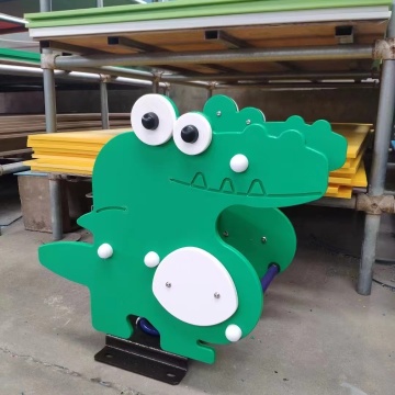 Children's Outdoor PE Board Rocking Animal Spring Plastic Rocking Horse Toy