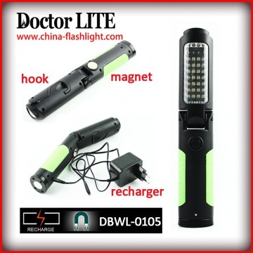 High power led working lamp, Rotating work light, Rechargeable LED working light,Portable work light battery powered work lamp