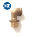 lead free bronze angle swivel meter fitting 3/4''